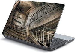 Laptop-Aufkleber Alte Treppe 15" 32cm x 25cm