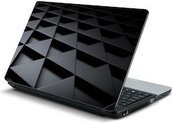 Laptop Sticker Black Triangles 15.6" 37cm X 25cm