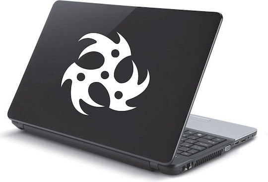 Αυτοκόλλητο Laptop Tribal Σχέδιο 2 Άσπρο