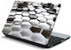 Laptop-Aufkleber Glänzende Rechtecke 15,6" 37cm...