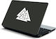Αυτοκόλλητο Laptop Valknut Κόκκινο