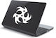 Αυτοκόλλητο Laptop Tribal Σχέδιο 2 Χρυσό