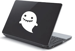 Gelber Geist Laptop Aufkleber