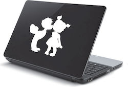 Αυτοκόλλητο Laptop Παιδάκια Χρυσό