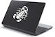 Skorpion Silber Laptop Aufkleber