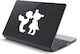 Αυτοκόλλητο Laptop Παιδάκια Μπλε