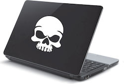 Αυτοκόλλητο Laptop Skull Μαύρο