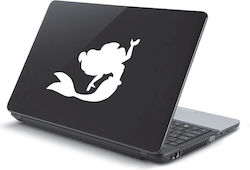 Αυτοκόλλητο Laptop Γοργόνα 2 Ασημί