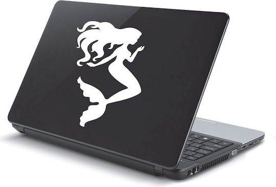Αυτοκόλλητο Laptop Γοργόνα Καφέ