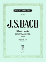 Breitkopf & Hartel Bach - Klavierwerke (busoni-ausgabe) Band X / Εκδόσεις Breitkopf