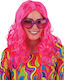 Carnival Wig Curly Fuchsia