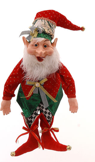 Vetur BV Illuminated Christmas Figure Elf Red Height 91cm