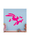 Wandsticker für Kinder Schwarzer Hase