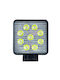 Lumină de exterior montată pe perete LED IP67 27W cu Alb Rece Lumină 10.7x10.7x4.9εκ.