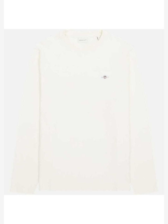 Gant Long Sleeve Sweater Cream