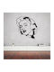 Decorative Sticker Wall Marilyn Monroe - Reverse Direction (through the Glass) 1pcs 40x45cm Orafol