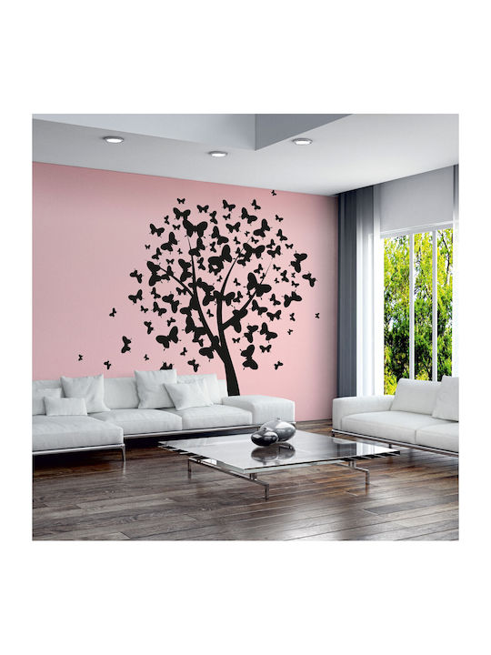 Wandsticker Butterflies Tree 1 Stück 30x30cm Or...