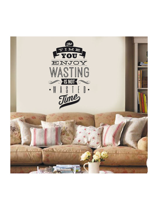 Autocolant Decorativ De Perete Wasted Time 1 Bu...