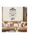 Decorative Wall Sticker Wasted Time 1 Piece 40x70cm Orafol
