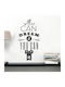 Decorative Sticker Wall Dream It - Reverse Direction (through the Glass) 1pcs 40x70cm Orafol