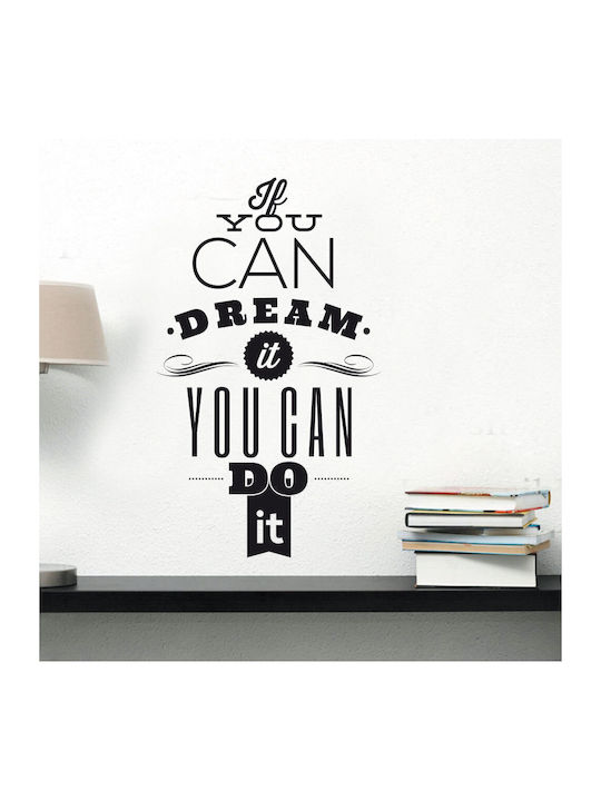 Διακοσμητικό Αυτοκόλλητο Τοίχου Dream It 1τμχ 4...