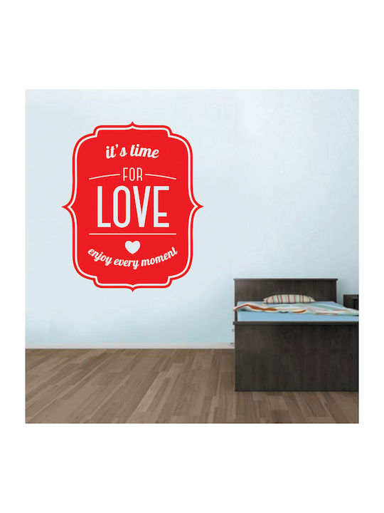 Decorative Sticker Wall Time For Love - Reverse...