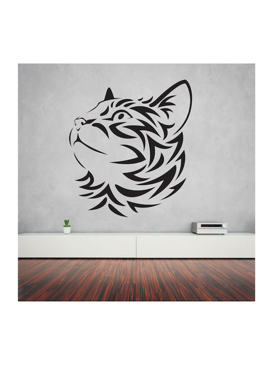 Διακοσμητικό Αυτοκόλλητο Τοίχου Tribal Cat 2 1τ...