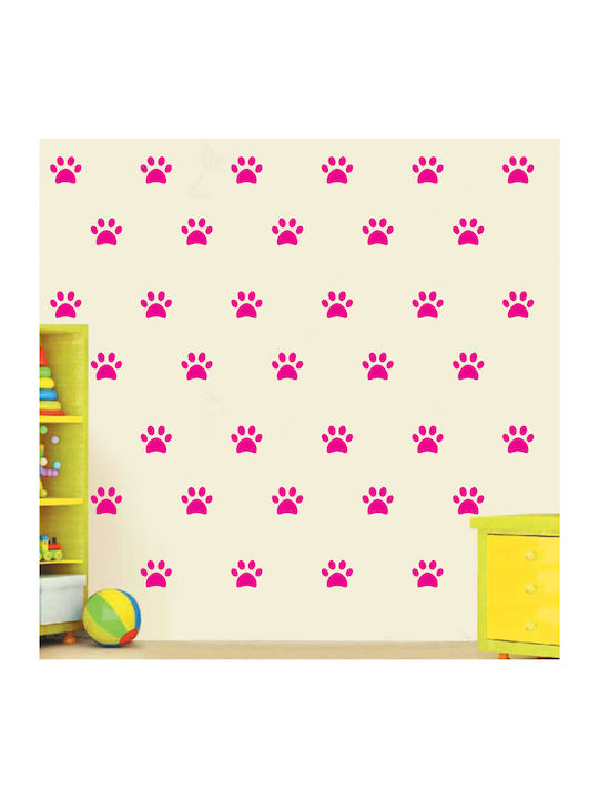 Decorative Wall Sticker Footprints 1 Piece Orafol