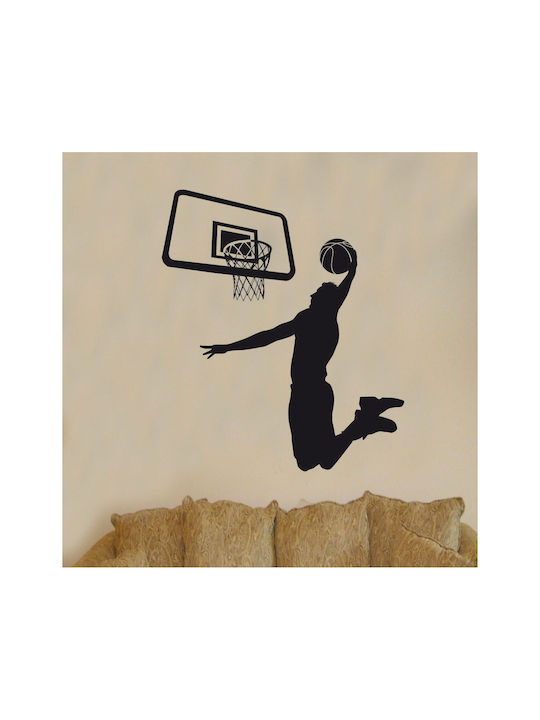 Basketball Wall Sticker 03 White