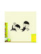 Grüner Fußball Wandsticker