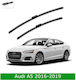 Front Wiper Blade Set Audi A5 2016-2019 600mm 500mm Bosch Aerotwin 3398000058 24" & 20" 2 Pieces