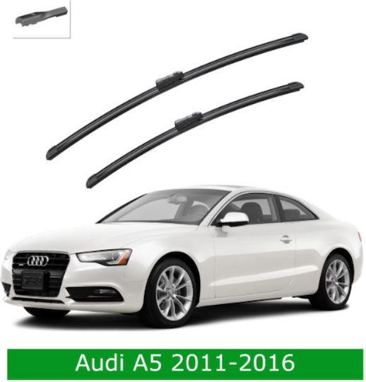 Front Wiper Blade Set Audi A5 2011-2016 600mm 500mm Bosch Aerotwin 3398000057 24" & 20" 2 Pieces