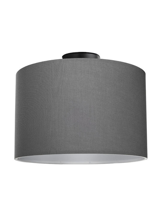 GloboStar Cilio Ceiling Mount Light 30cm Gray with Socket E27