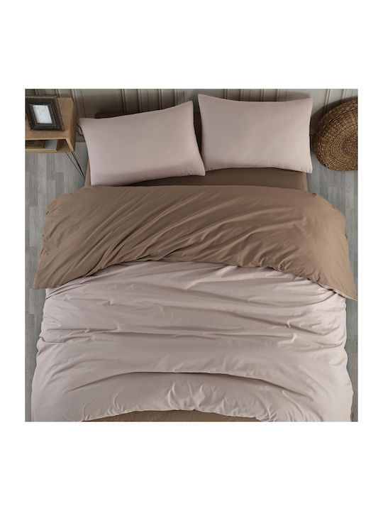 Homeline 3195 Set Coverlet Single Cotton Beige 160x235cm 2pcs