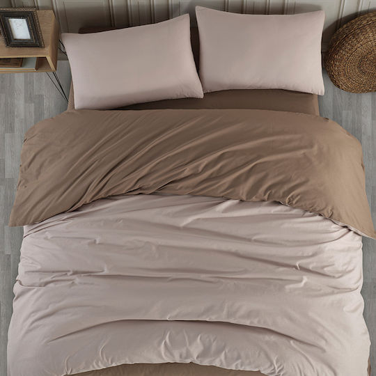 Homeline 3195 Tagesdecken Übergröße Beige 220x235cm 3Stücke