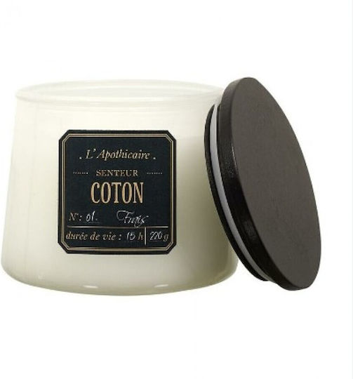 Etoile Lumânare Aromatică în Borcan cu Miros de Bumbac 10x8cm