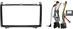 DIN-Verkleidungsplatten 2 Din Kompatibel mit Bildschirm 9" für Mercedes-Benz Vito / Viano 2000-2007