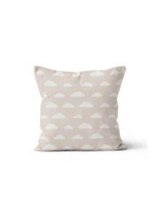 Beauty Home Dekorativer Kissenbezug Wolken aus 100% Baumwolle Wolken 45x45cm