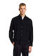 Langärmlig Flanell Hemd Black