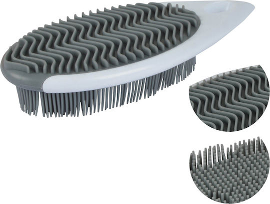 Silikon-Reinigungsbürste L-c Anthrazit Men436 12x7x3