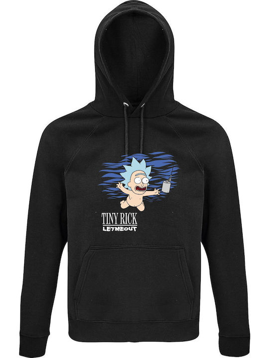 kirikoko Παιδικό Φούτερ με Κουκούλα Μαύρο Tiny ...