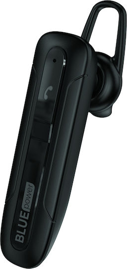 Blue Power BPBE28 In-ear Bluetooth Handsfree Ακουστικό Μαύρο