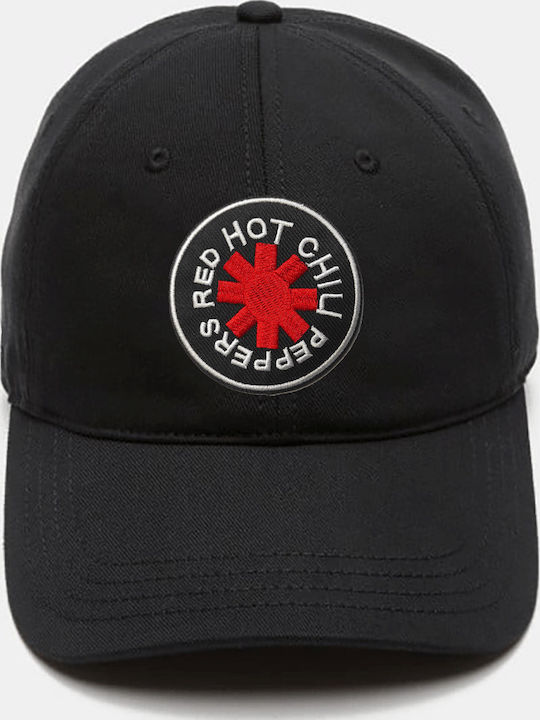 Schwarze Jockey-Kappe Red Hot Chili Peppers