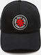Schwarze Jockey-Kappe Red Hot Chili Peppers