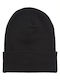 Beanie Unisex Σκούφος Πλεκτός σε Μαύρο χρώμα