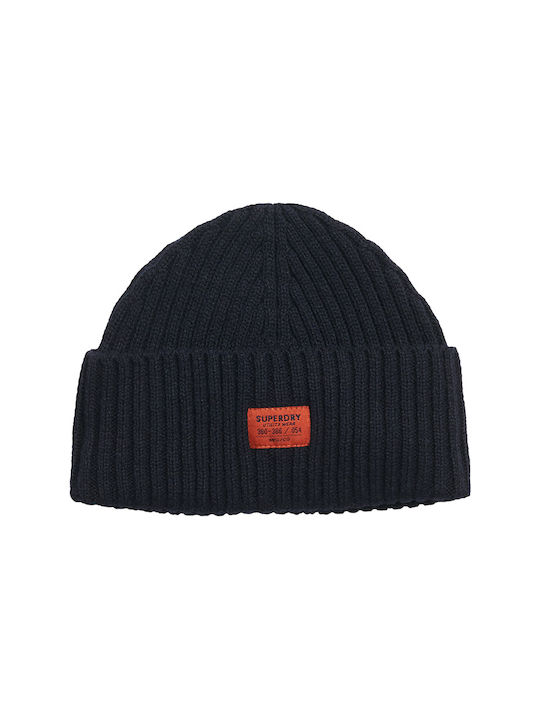 Beanie Γυναικείος Σκούφος Πλεκτός σε Navy Μπλε χρώμα