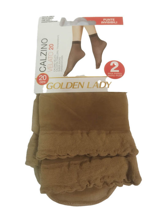 Golden Lady Sosete dama 20 Den Beige