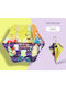 Childrenland Kinder Regenschirm Gebogener Handgriff Bunt mit Durchmesser 96cm.