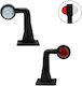 Led Side Horn Volume Lights for Car Truck 12v 24v Ip66 White Red 2 Pcs