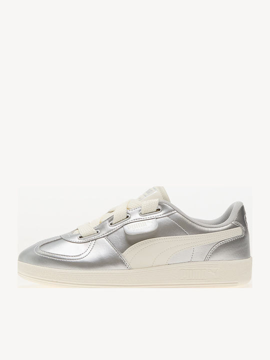 Palermo Damen Sneakers Metallic Puma Silver-white